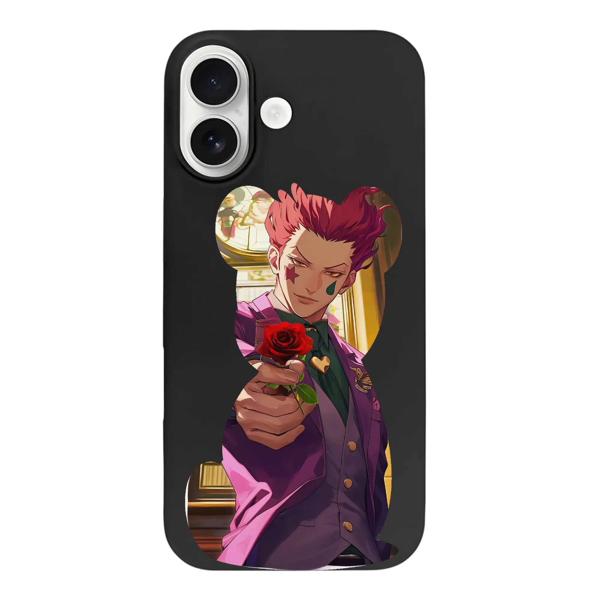 ハンター×ハンター グッズ ヒソカ＝モロウ - iPhone 17 シリーズ シリコンケース 薄型 耐衝撃 指紋防止 ソフトタッチカバー 精密フィット 傷防止 保護ケース iPhone 17/17 Air/17 Pro/17 Pro Max 対応